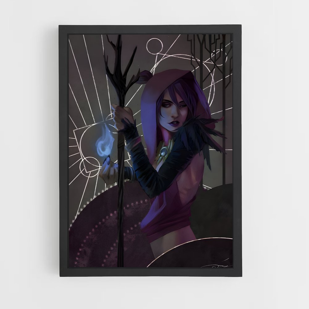 Poster L'Éclat de Morrigan – affiche Dragon age (vue 2)